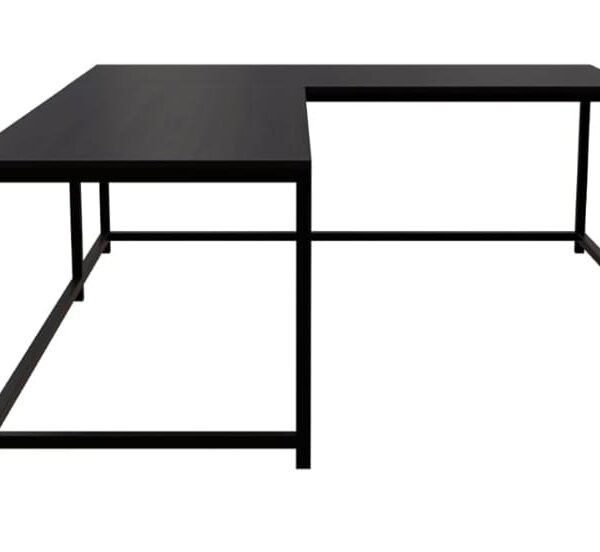 Computer table L Shape Black